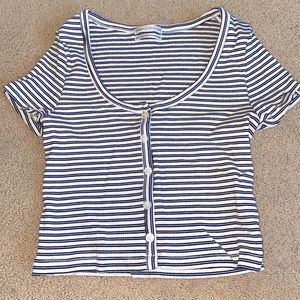 Urban Outfitters Striped Crop Top